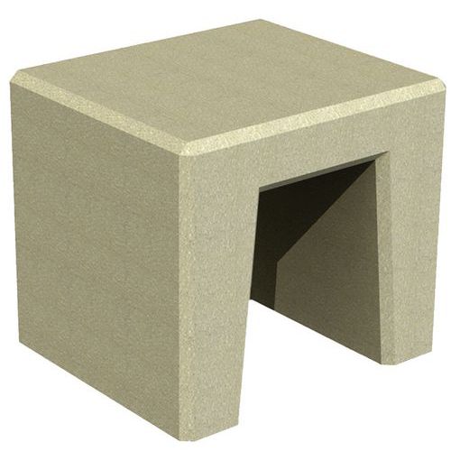 Banquette Story Béton Ocre Sablé L 50 Cm Monobloc Autostable. Epaisseur 100 Mm. Pour La Réception De La Banquette Prévoir Un Engin De Manutention (transpalette...). Livraison Avec Déchargement Compris Sans Portage Pour Toute Demande De Mise En Place Merci De Nous Contacter Pour Chiffrage De La Prestation. A Poser Sur Sol Dur. Version À Sceller Sur Demande Sans Supplément (tiges Filetées Non Fournies).