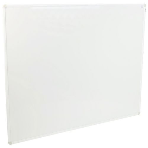 Manutan Expert - Tableau blanc émaillé magnétique Natura 120x90 cm - Surface laquée, cadre aluminium, fixation murale, éco-responsable