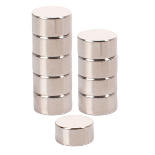 Manutan Expert - Aimant extra fort Argent Ø 10 mm - Magnétique, Idéal tableau effaçable
