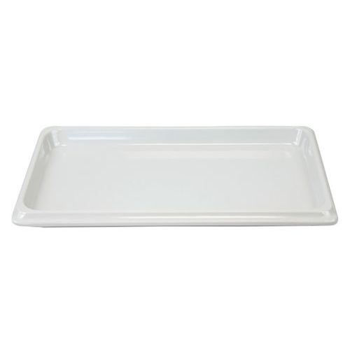 Plats Mélamine - Gn 1/2 - 26.5 X 32.5 X 2 Cm - Blanc