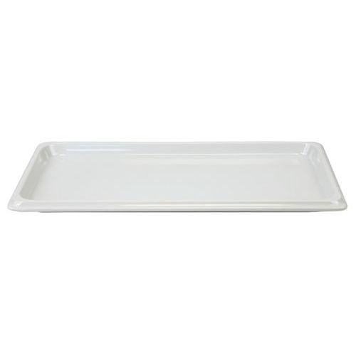 Plats Mélamine - Gn 1/3 - 17.6 X 32.5 X 2 Cm - Blanc