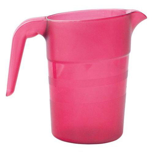 Pichets Copolyester 15 L Sans Couvercle - Rouge Transparent