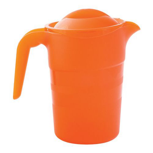 Pichets Polypropylène 15l Empilables Avec Couvercle - Orange