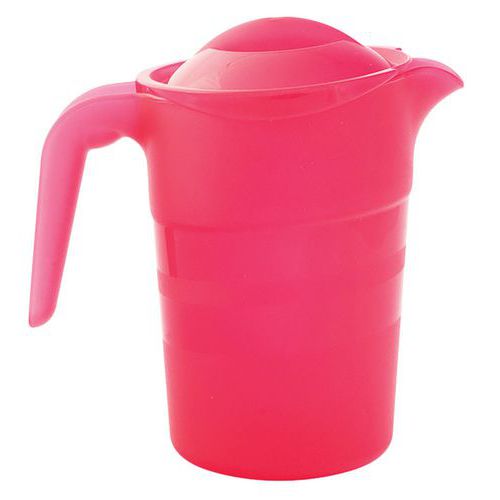 Pichets Polypropylène 15l Empilables Avec Couvercle - Rouge