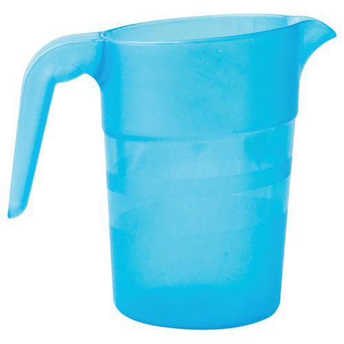 Pichets Copolyester 1 L Sans Couvercle - Bleu Transparent