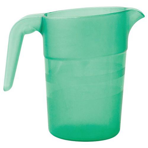 Pichets Copolyester 1 L Sans Couvercle - Transparent Vert