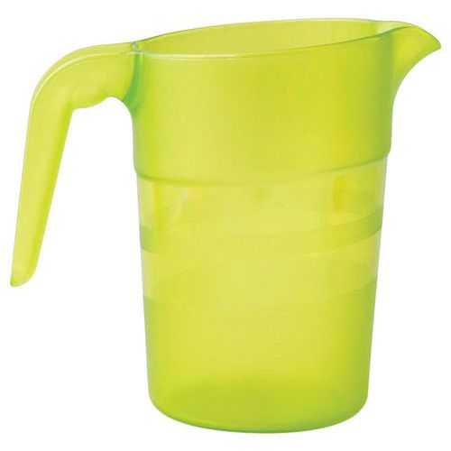 Pichets Copolyester 1 L Sans Couvercle - Jaune Transparent