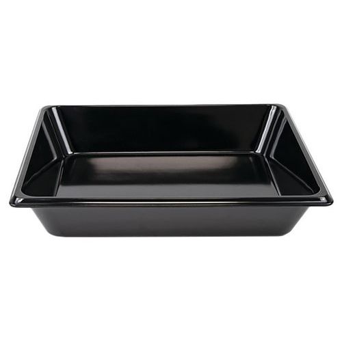 Bacs Mélamine - Gn 1/2 26.5 X 32.5 X 6.5 Cm - Noir