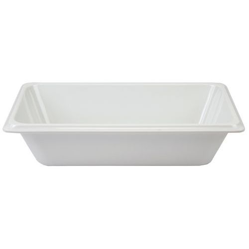 Bacs Mélamine - Gn 1/4 26.5 X 16.2 X 6.5 Cm - Blanc