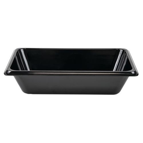 Bacs Mélamine - Gn 1/4 26.5 X 16.2 X 6.5 Cm - Noir
