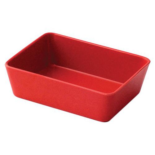 Barquettes 10 X 75 Cm Mélamine - Rouge