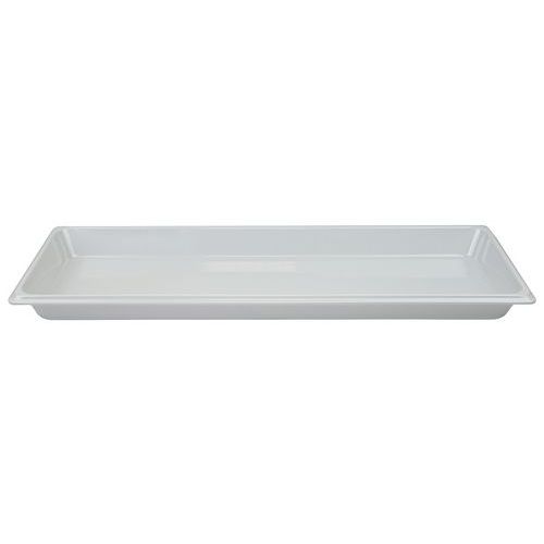 Plats Mélamine - Gn 2/5 - 53 X 20 X 4 Cm - Blanc