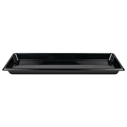 Plats Mélamine - Gn 2/5 - 53 X 20 X 4 Cm - Noir