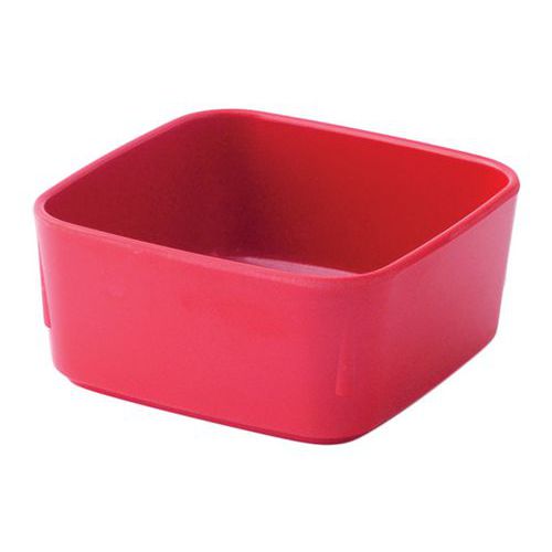 Minis Raviers Carrés 85 X 85 Cm - Mélamine - Rouge