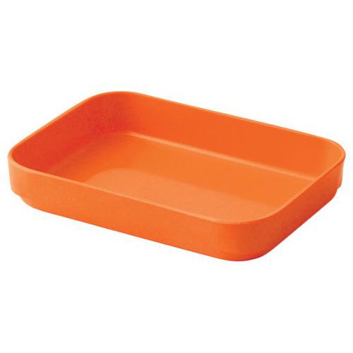 Raviers Rectangulaires 13 X 9 Cm - Mélamine - Orange