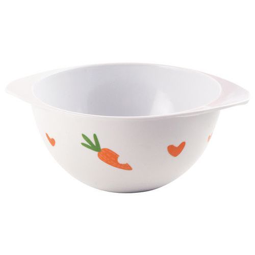 Bols à Oreilles Mélamine Blanche 35 Cl - Lapin Gourmet