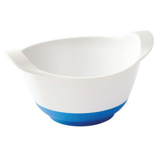 Bols à Oreilles Toboggan Mélamine Blanche 35 Cl Antidérapant - Bleu