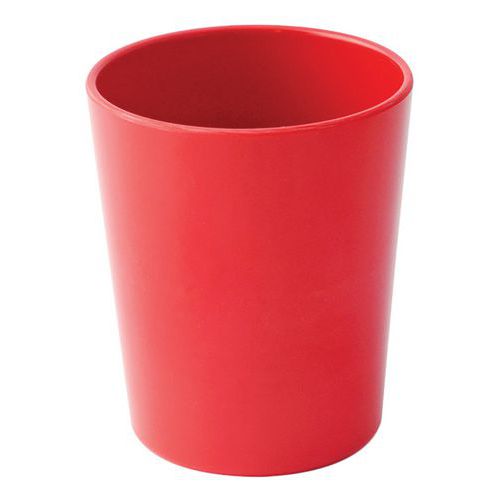 Gobelets Mélamine - 20 Cl - Uni Rouge