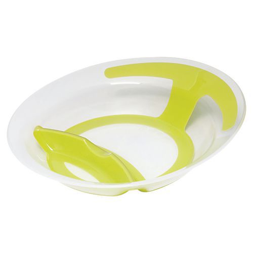 Assiettes Compartimentées Polypropylène - Translucide Et Tilleul