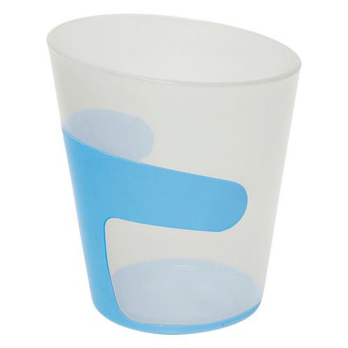 Gobelets Polypropylène 14 Cl - Translucide Et Bleu Lagon