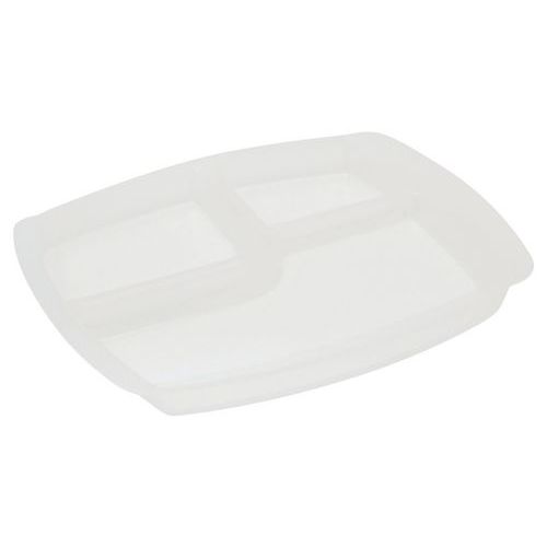 Plateaux 3 Compartiments Polypropylène Translucide