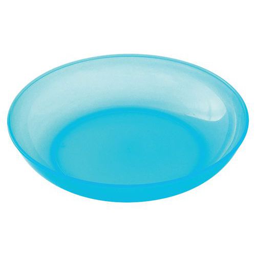 Assiettes Polypropylène Ø 185 Cm - Bleu Translucide