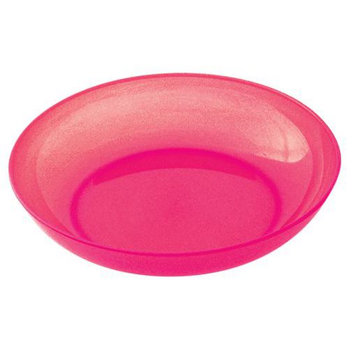 Assiettes Polypropylène Ã˜ 185 Cm - Rouge Translucide