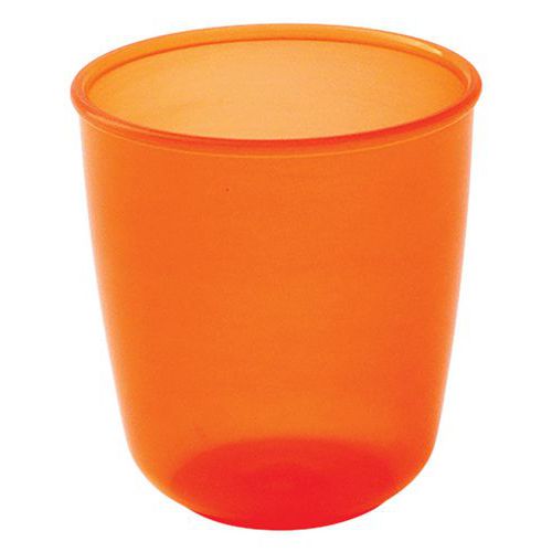 Gobelets Polypropylène 15 Cl - Orange Translucide