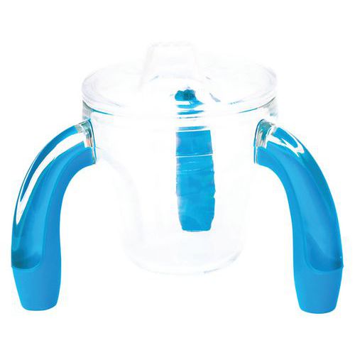 Tasses Tripodes Antidérapantes Enfant Avec Couvercle - Bleu