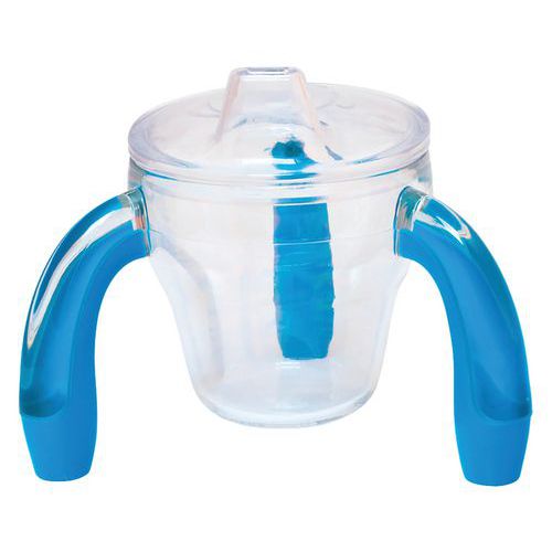 Tasses Tripodes Antidérapantes Adulte Avec Couvercle - Bleu