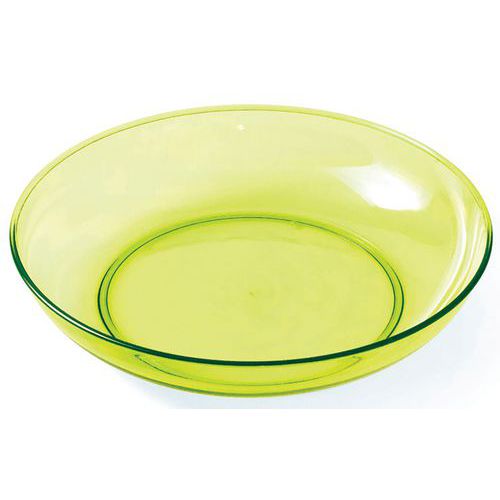 Assiettes Creuses Copolyester - Transparent Jaune