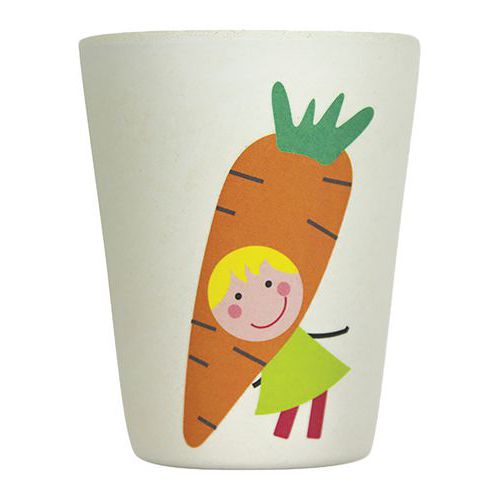 Gobelets En Mélamine Blanche - Carotte