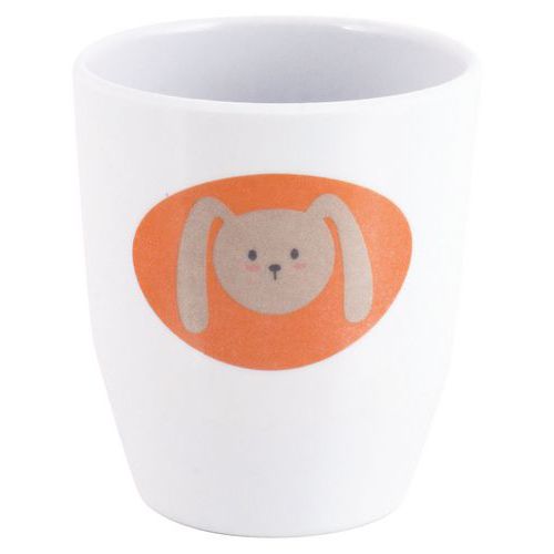 Gobelets 16 Cl Mélamine Blanche - Lapin Gourmet