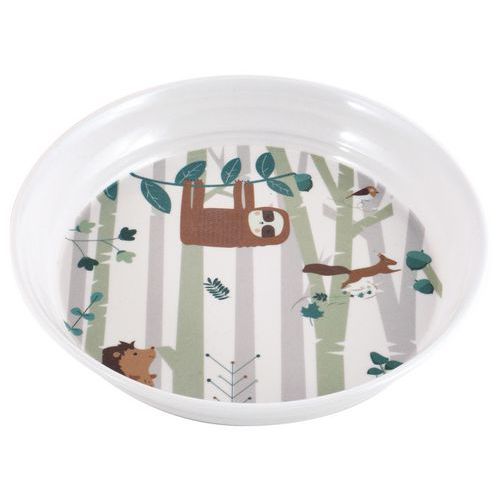 Assiettes Creuses Ø 185 Cm Mélamine Blanche - Rêve De Forêt