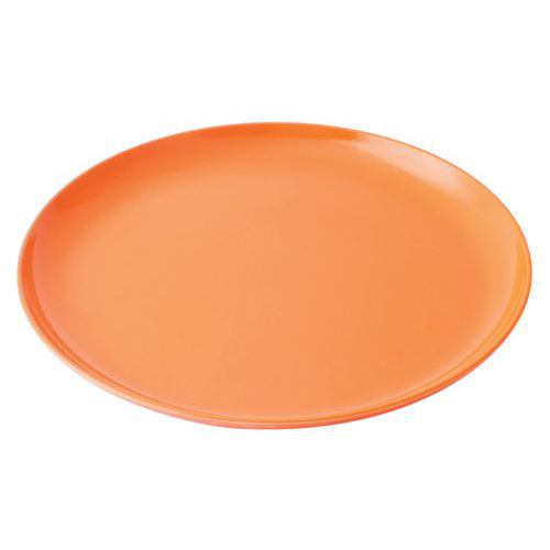 Assiettes Plates Classique Ã˜ 24 Cm Mélamine - Orange
