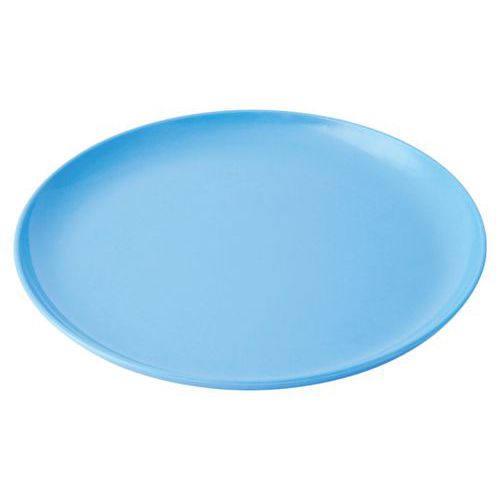 Assiettes Plates Classique Ã˜ 24 Cm Mélamine - Bleu
