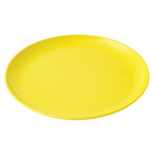 Assiettes à Dessert Classique Ã˜ 19 Cm Mélamine - Jaune