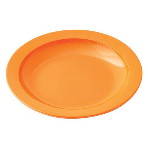 Assiettes Creuses Ø 205 Cm Mélamine - Orange