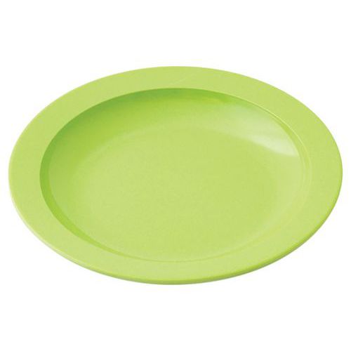 Assiettes Creuses Ø 205 Cm Mélamine - Verte