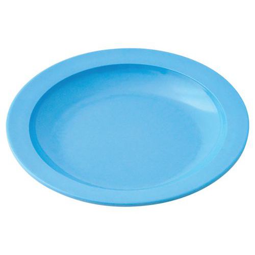 Assiettes Creuses Ø 205 Cm Mélamine - Bleu