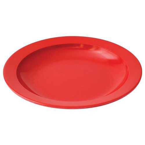 Assiettes Creuses Ø 205 Cm Mélamine - Rouge