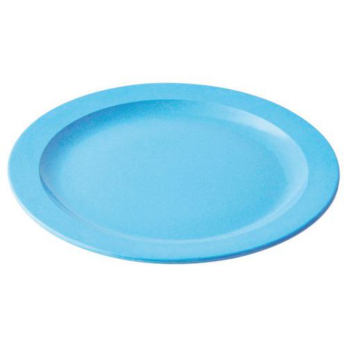 Assiettes Plates Ø 225 Cm Mélamine - Bleu