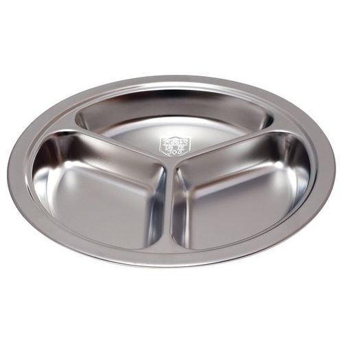 Assiettes Compartimentées Ø 20 Cm Inox