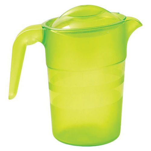 Pichet Mélamine Citron 1,5 L Avec Couvercle – Design Estival, Incassable, Camping & Pique-Nique