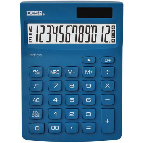 Calculatrice Compacte New Generation 12 Chiffres Marine-desq