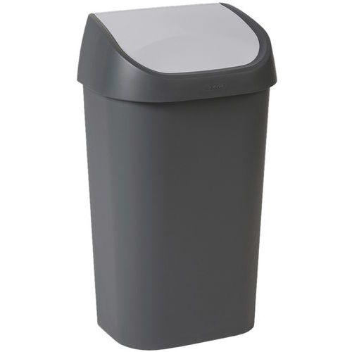 Poubelle À Couvercle À Bascule Mistral - Anthracite - 50l