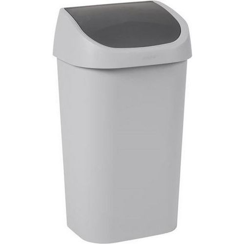 Poubelle À Couvercle À Bascule Mistral - Gris - 50l