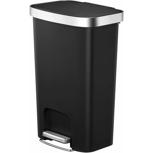Poubelle À Pédale Duo Hana 1 - Noir - 25l