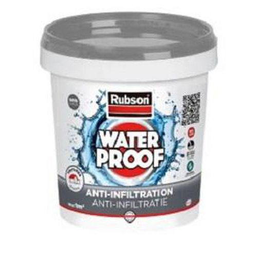 Rubson - Revêtement d'étanchéité Anti infiltrations Gris - 1L - Waterproof