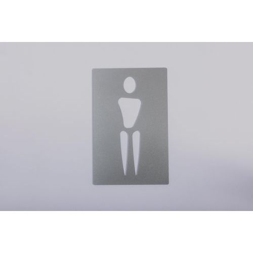 Socona - Pochoir de Signalisation SIGNA - Rectangle Gris 187x120mm - Durable et Précis